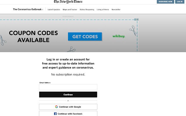 NY Times Articles  from Chrome web store to be run with OffiDocs Chromium online