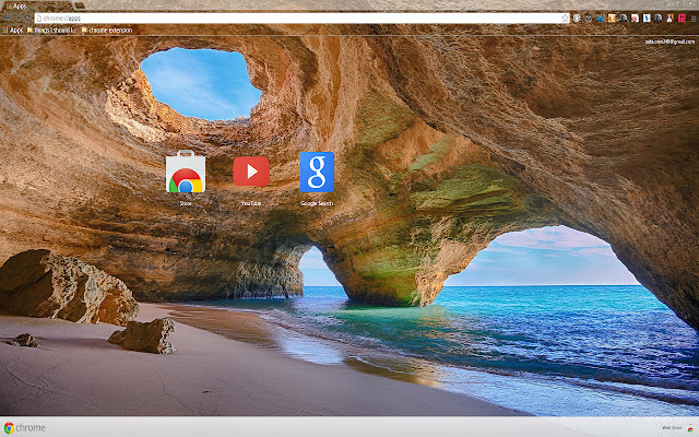 Ocean Cave  from Chrome web store to be run with OffiDocs Chromium online