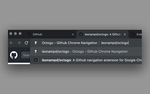 Octogo Github Chrome Navigation  from Chrome web store to be run with OffiDocs Chromium online