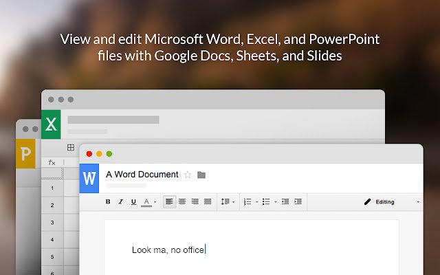 Office Editing for Docs, Sheets  Slides  from Chrome web store to be run with OffiDocs Chromium online