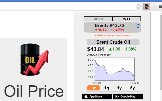 Oil Price  from Chrome web store to be run with OffiDocs Chromium online