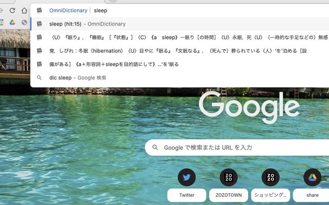 OmniDictionary  from Chrome web store to be run with OffiDocs Chromium online