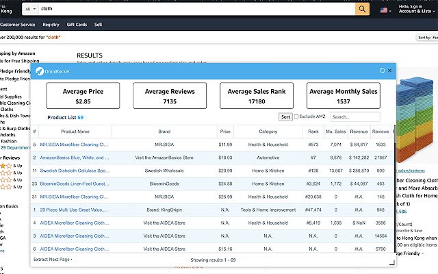 OmniRocket Analysis Lite  from Chrome web store to be run with OffiDocs Chromium online