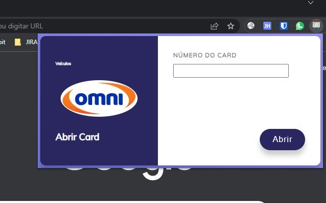 Omni Veículos Jira  from Chrome web store to be run with OffiDocs Chromium online