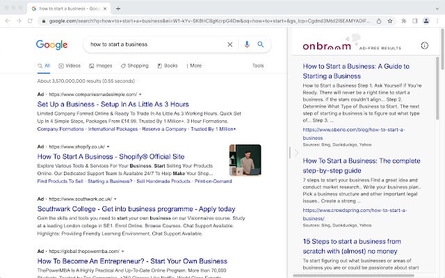 onBroom  from Chrome web store to be run with OffiDocs Chromium online