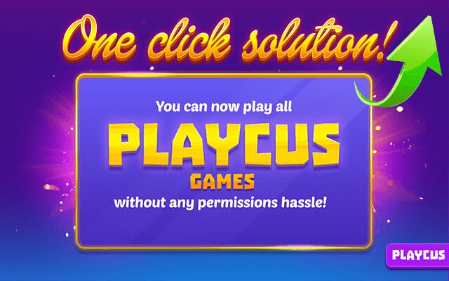 Playcus Flash Games בלחיצה אחת מחנות האינטרנט של Chrome שיופעלו עם OffiDocs Chromium באינטרנט