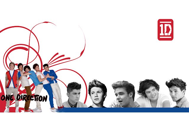 One Direction Theme Standard Edition 1366x768  from Chrome web store to be run with OffiDocs Chromium online