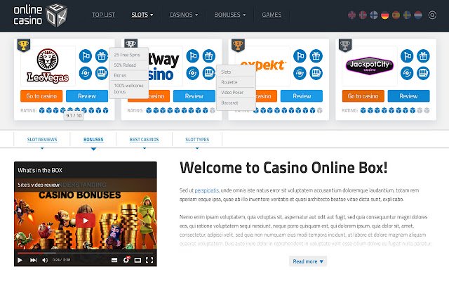 onlinecasinobox.net  from Chrome web store to be run with OffiDocs Chromium online