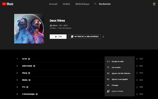 Откройте в Genius для YouTube Music из интернет-магазина Chrome для запуска с OffiDocs Chromium онлайн.