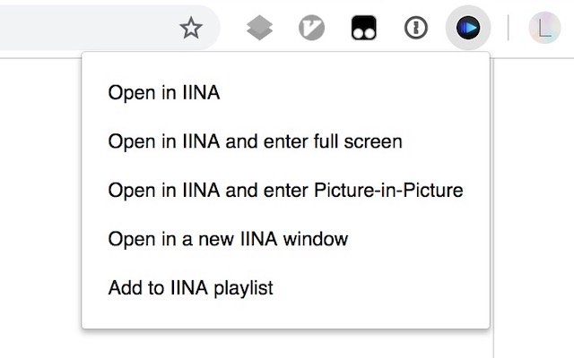 เปิดใน IINA จาก Chrome เว็บสโตร์เพื่อเรียกใช้ด้วย OffiDocs Chromium ทางออนไลน์