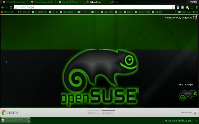 openSUSE  from Chrome web store to be run with OffiDocs Chromium online