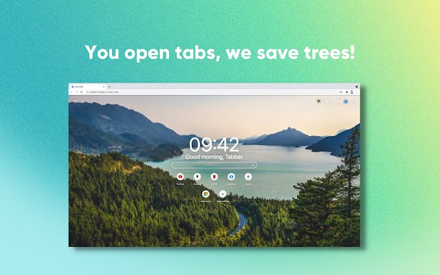 OpenTabs: Save trees by opening new tabs  from Chrome web store to be run with OffiDocs Chromium online