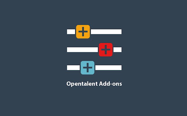 Opentalent Add ons  from Chrome web store to be run with OffiDocs Chromium online