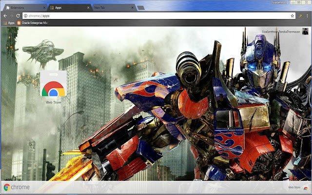 Optimus Prime Fire Knife Transformers  from Chrome web store to be run with OffiDocs Chromium online