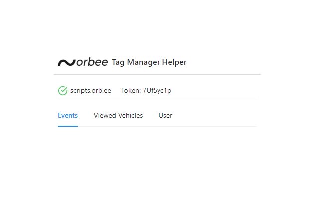 Orbee Tag Manager Helper из интернет-магазина Chrome будет работать с OffiDocs Chromium онлайн