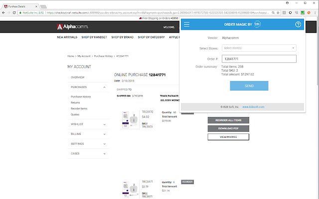 Order Magic by B2B Soft  from Chrome web store to be run with OffiDocs Chromium online