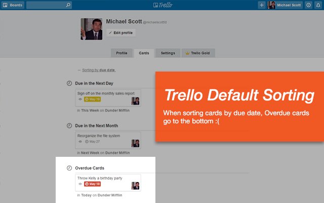 まずは期限を過ぎた Trello カードを! Chrome ウェブストアから OffiDocs Chromium オンラインで実行する