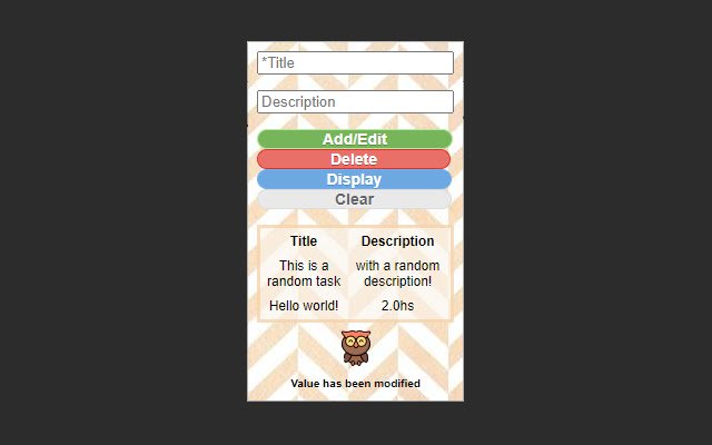 Owly memo pad  from Chrome web store to be run with OffiDocs Chromium online