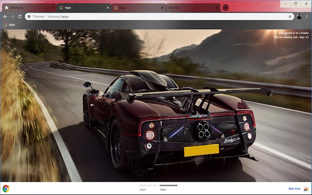 Pagani Zonda Fantasma Evo Super Racing Car  from Chrome web store to be run with OffiDocs Chromium online