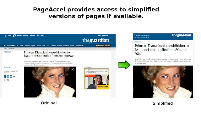 PageAccel  from Chrome web store to be run with OffiDocs Chromium online