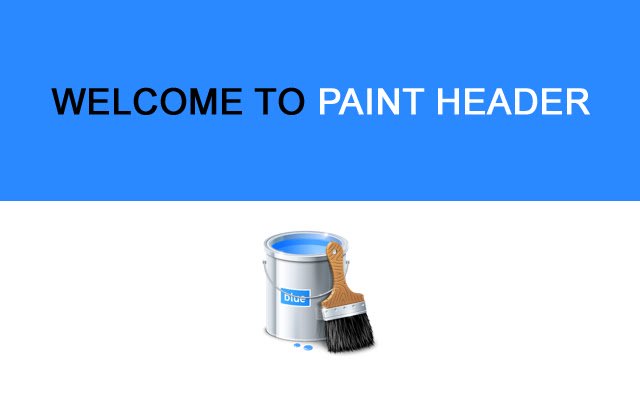 Paint Header  from Chrome web store to be run with OffiDocs Chromium online