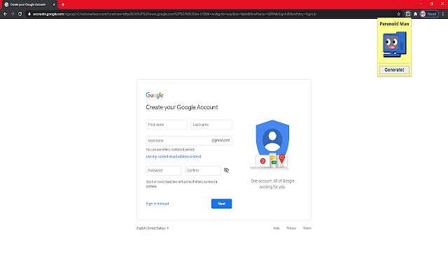 Paranoid Man daripada kedai web Chrome untuk dijalankan dengan OffiDocs Chromium dalam talian