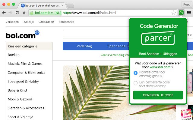 Parcer  from Chrome web store to be run with OffiDocs Chromium online