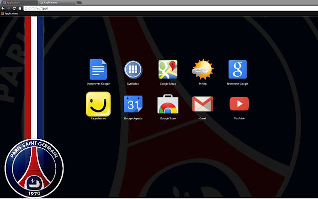 Paris Saint Germain  from Chrome web store to be run with OffiDocs Chromium online