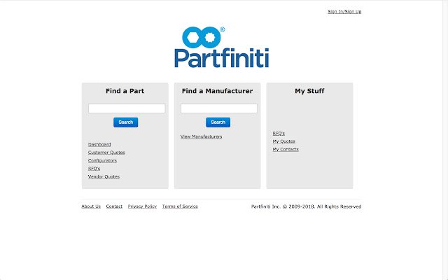 Partfiniti search  from Chrome web store to be run with OffiDocs Chromium online