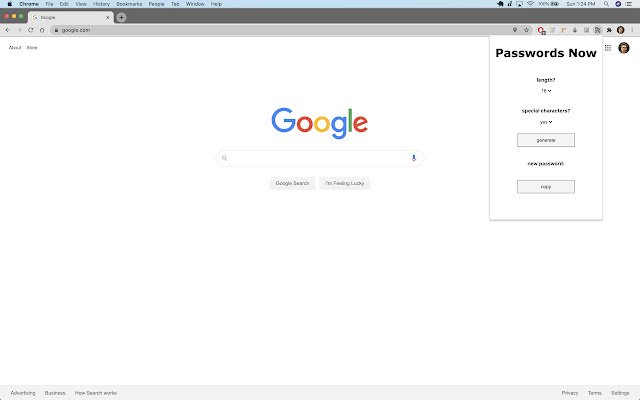 Passwords Now  from Chrome web store to be run with OffiDocs Chromium online