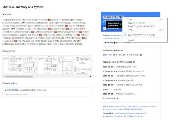 Patently Shortcut  from Chrome web store to be run with OffiDocs Chromium online