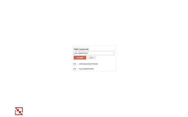 Path Converter  from Chrome web store to be run with OffiDocs Chromium online