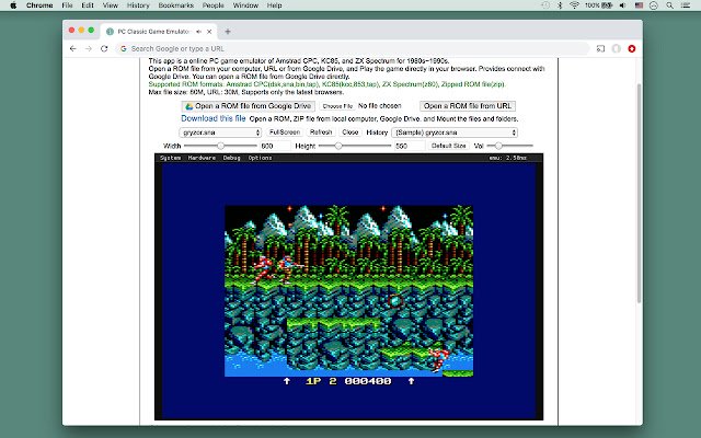 Mga PC Classic Game Emulator mula sa Chrome web store na tatakbo sa OffiDocs Chromium online