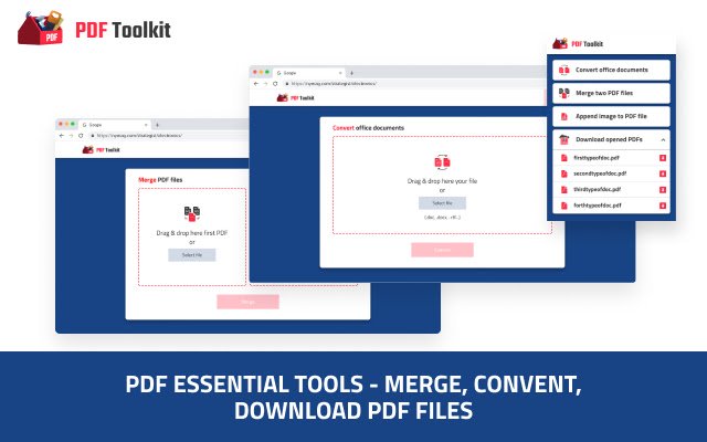 กล่องเครื่องมือ PDF จาก Chrome เว็บสโตร์ที่จะเรียกใช้ด้วย OffiDocs Chromium ทางออนไลน์