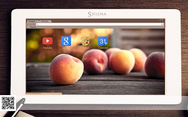 Peaches (Sielena theme)  from Chrome web store to be run with OffiDocs Chromium online