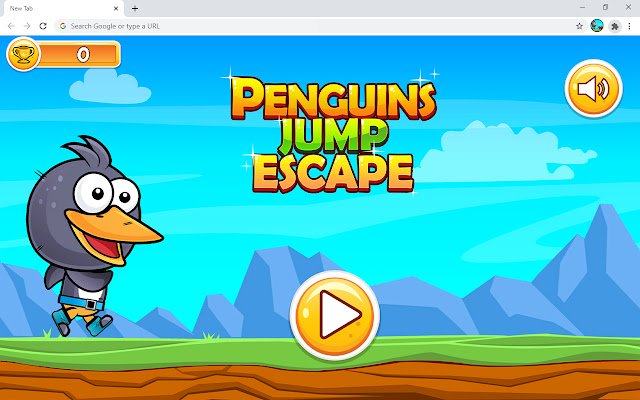 Penguins Jump Escape Game  from Chrome web store to be run with OffiDocs Chromium online