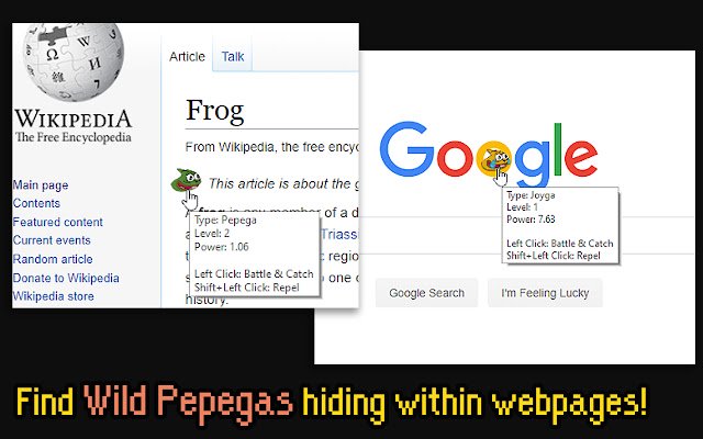 Pepega Catch!  from Chrome web store to be run with OffiDocs Chromium online