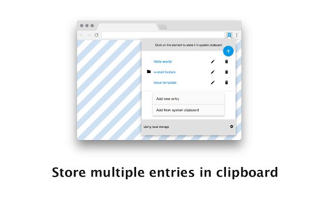 Permanent clipboard  from Chrome web store to be run with OffiDocs Chromium online