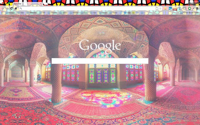 Persian Theme Nasir ol Molk Mosque  from Chrome web store to be run with OffiDocs Chromium online