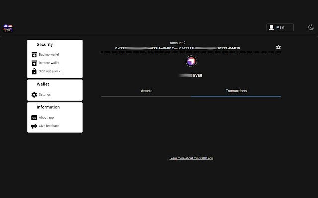 Pertinax wallet for Everscale blockchain  from Chrome web store to be run with OffiDocs Chromium online