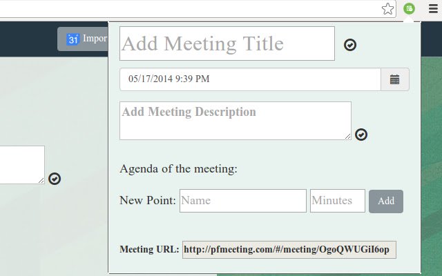 PFMeeting из интернет-магазина Chrome будет запускаться с помощью OffiDocs Chromium онлайн