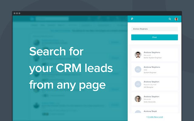 Phenom Real time CRM  from Chrome web store to be run with OffiDocs Chromium online