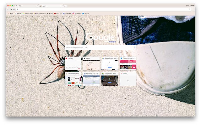 Photo Theme Spider ze sklepu internetowego Chrome, który można uruchomić z OffiDocs Chromium online