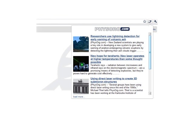 Phys.org Spotlight Science News mula sa Chrome web store na tatakbo sa OffiDocs Chromium online