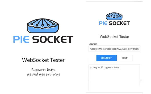 Penguji WebSocket PieSocket daripada kedai web Chrome untuk dijalankan dengan OffiDocs Chromium dalam talian