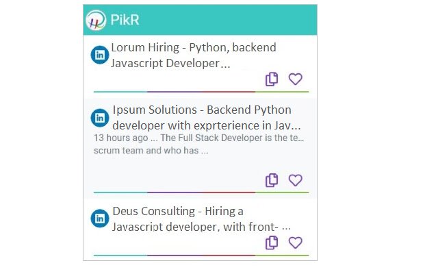 PikR Job Seekers  from Chrome web store to be run with OffiDocs Chromium online