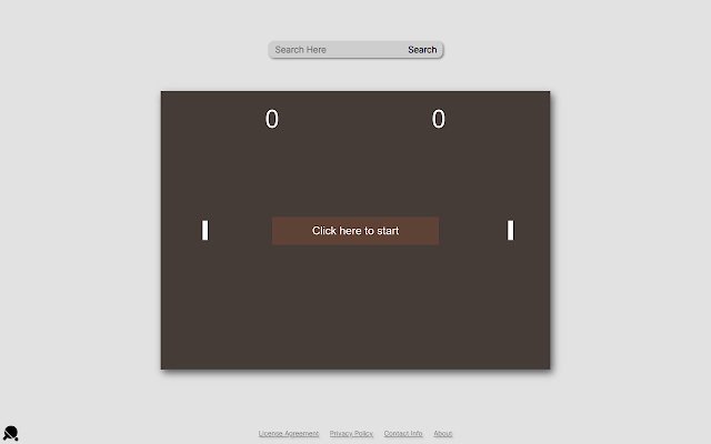 Ping Pong Game  from Chrome web store to be run with OffiDocs Chromium online