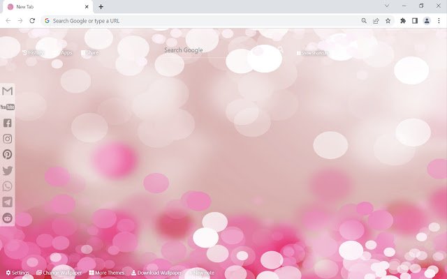 Fondo de pantalla estético rosa de la tienda web de Chrome que se ejecutará con OffiDocs Chromium en línea