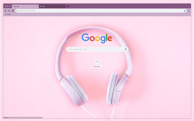 Pink headphones  from Chrome web store to be run with OffiDocs Chromium online