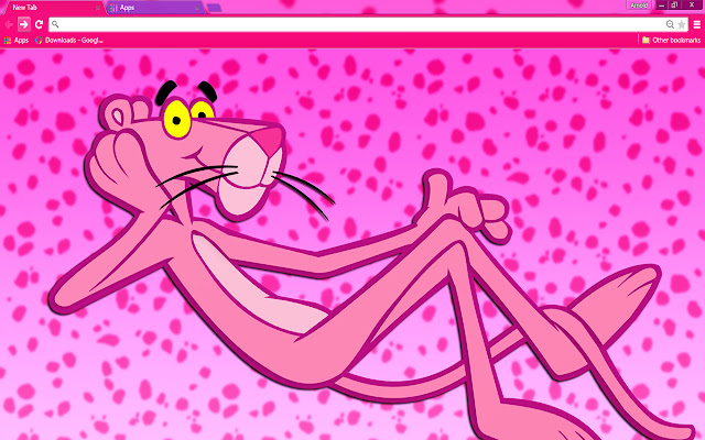 Pink Panther aus dem Chrome-Webshop soll mit OffiDocs Chromium online betrieben werden